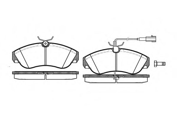 Тормозные колодки WOKING P5873.11