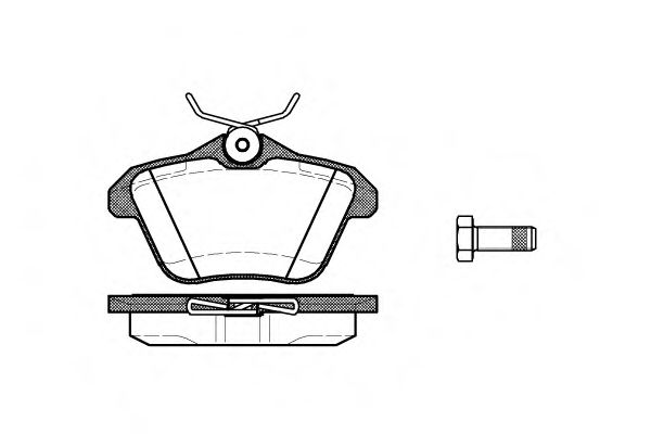 Тормозные колодки WOKING P4813.10