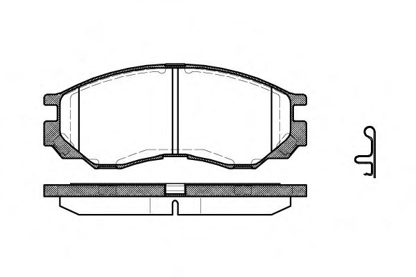 Тормозные колодки WOKING P4833.00