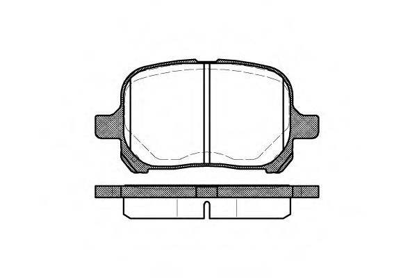 Тормозные колодки WOKING P7213.00