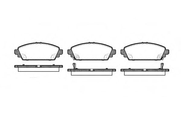 Тормозные колодки WOKING P6003.02