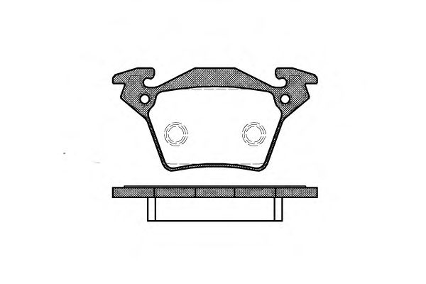 Тормозные колодки WOKING P6173.00