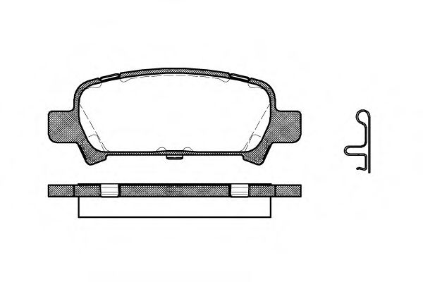 Тормозные колодки WOKING P6293.02