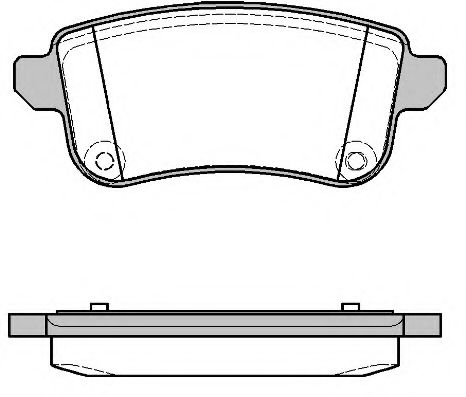 Тормозные колодки WOKING P12873.10
