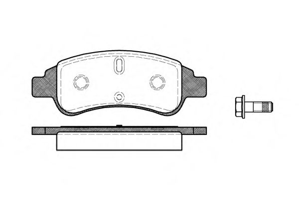 Тормозные колодки WOKING P9403.30