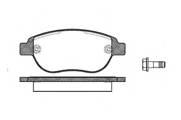 Тормозные колодки WOKING P9413.00