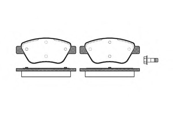 Тормозные колодки WOKING P9583.10