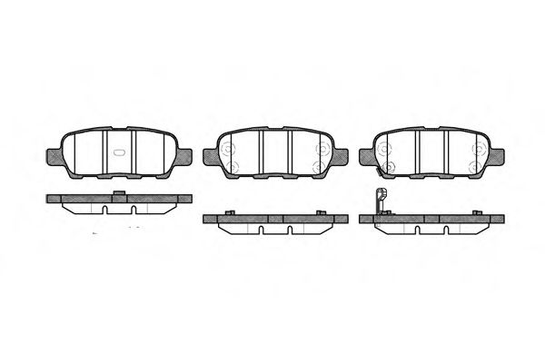 Тормозные колодки WOKING P9763.01