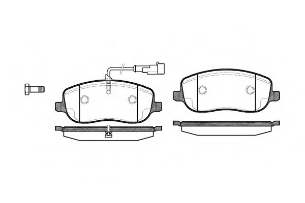 Тормозные колодки WOKING P9793.31