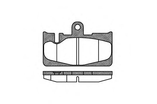 Тормозные колодки WOKING P9893.00