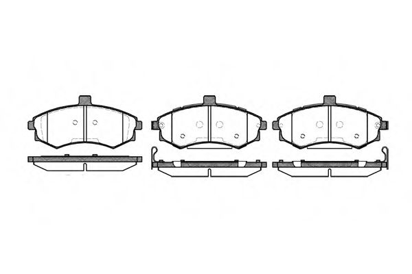 Тормозные колодки WOKING P9933.02