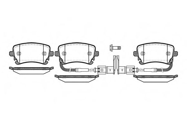 Тормозные колодки WOKING P9973.02