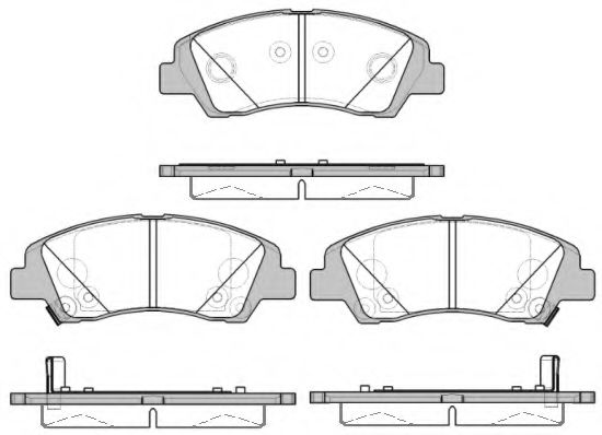Тормозные колодки WOKING P14833.02