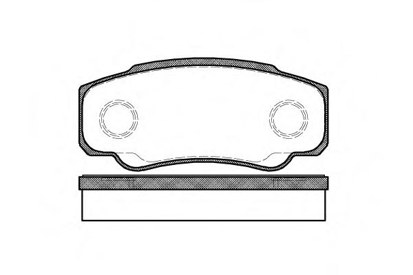 Тормозные колодки WOKING P8613.00