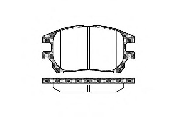 Тормозные колодки WOKING P8723.00