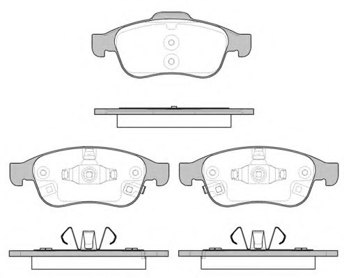 Тормозные колодки WOKING P13483.12