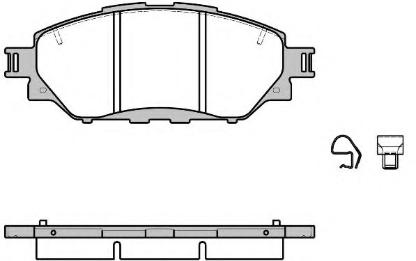 Тормозные колодки WOKING P17713.04