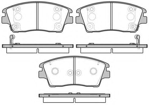 Тормозные колодки WOKING P17763.02