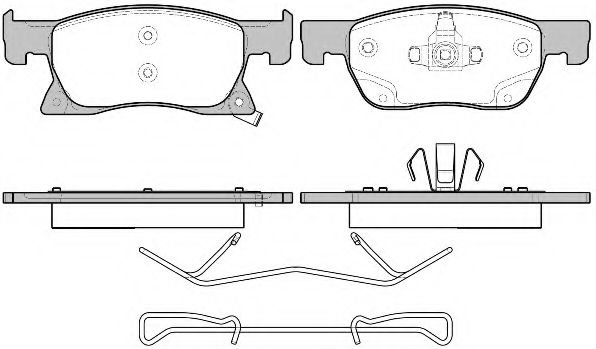 Тормозные колодки WOKING P17813.02