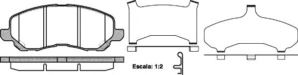 Тормозные колодки WOKING P9043.31