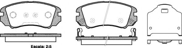 Тормозные колодки WOKING P8533.22