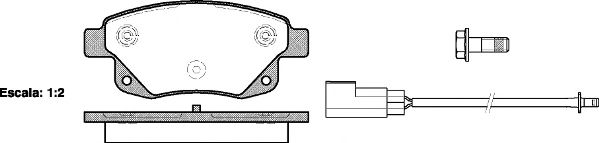 Тормозные колодки WOKING P13523.02