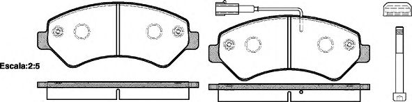 Тормозные колодки WOKING P13753.01