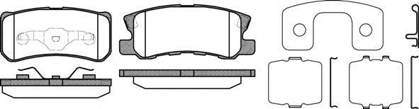 Тормозные колодки WOKING P9033.12