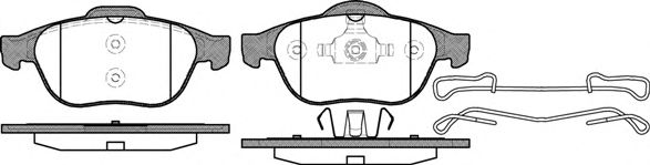Тормозные колодки WOKING P9433.10