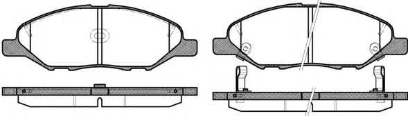 Тормозные колодки WOKING P13933.02