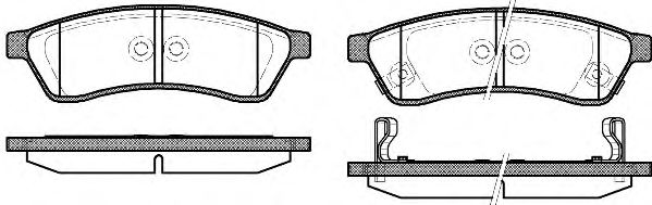 Тормозные колодки WOKING P12493.02