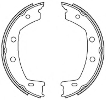 Тормозные колодки барабанные WOKING Z4755.00