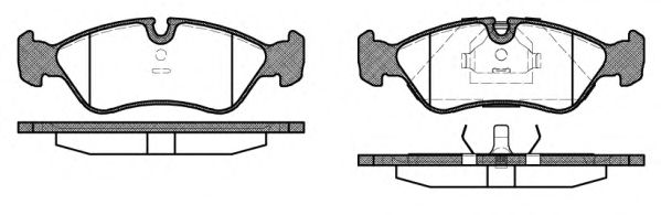 Тормозные колодки WOKING P3863.10