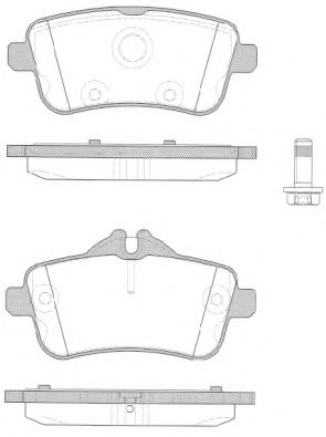 Тормозные колодки WOKING P14033.10