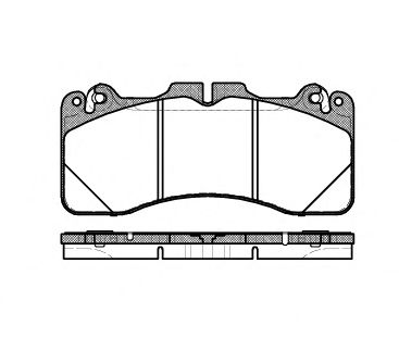 Тормозные колодки WOKING P15253.10