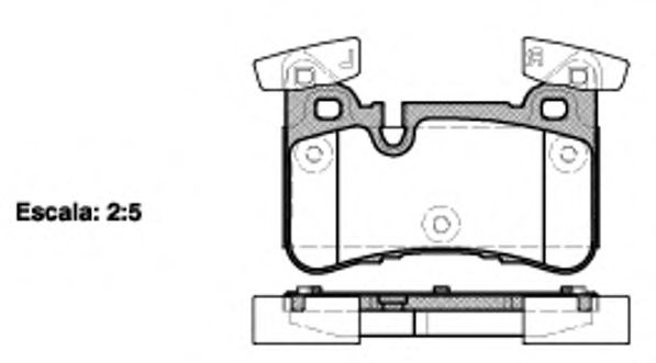 Тормозные колодки WOKING P15293.00