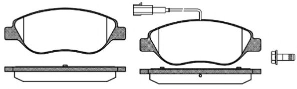 Тормозные колодки WOKING P9603.02