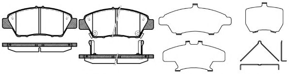 Тормозные колодки WOKING P12583.02