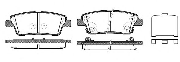 Тормозные колодки WOKING P15583.02