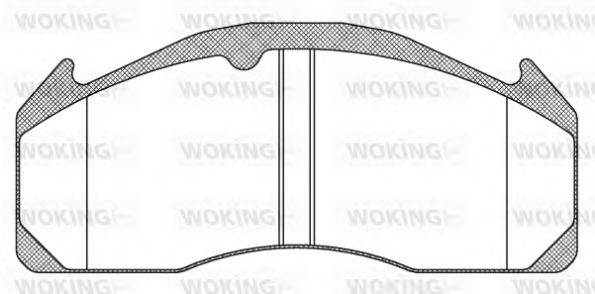 Тормозные колодки WOKING JSA 11333.10