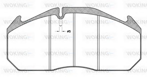Тормозные колодки WOKING JSA 4063.11