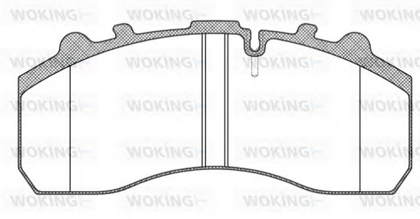 Тормозные колодки WOKING JSA 7373.10