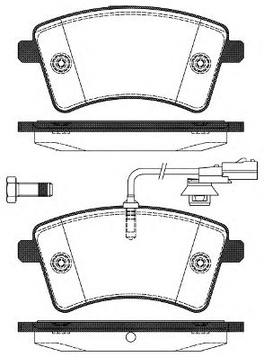 Тормозные колодки WOKING P12513.01