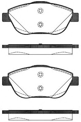 Тормозные колодки WOKING P12923.10