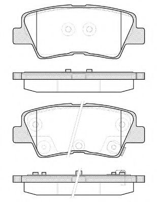 Тормозные колодки WOKING P12623.52