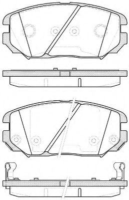 Тормозные колодки WOKING P13043.12