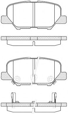 Тормозные колодки WOKING P14363.02