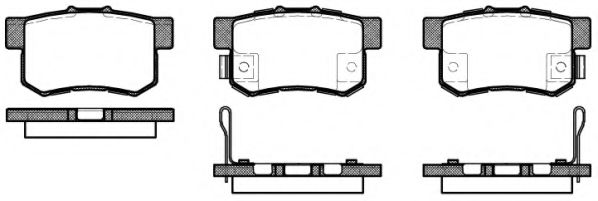 Тормозные колодки WOKING P2253.52