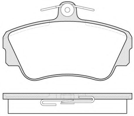 Тормозные колодки WOKING P2093.00