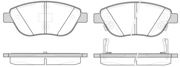 Тормозные колодки WOKING P9593.32